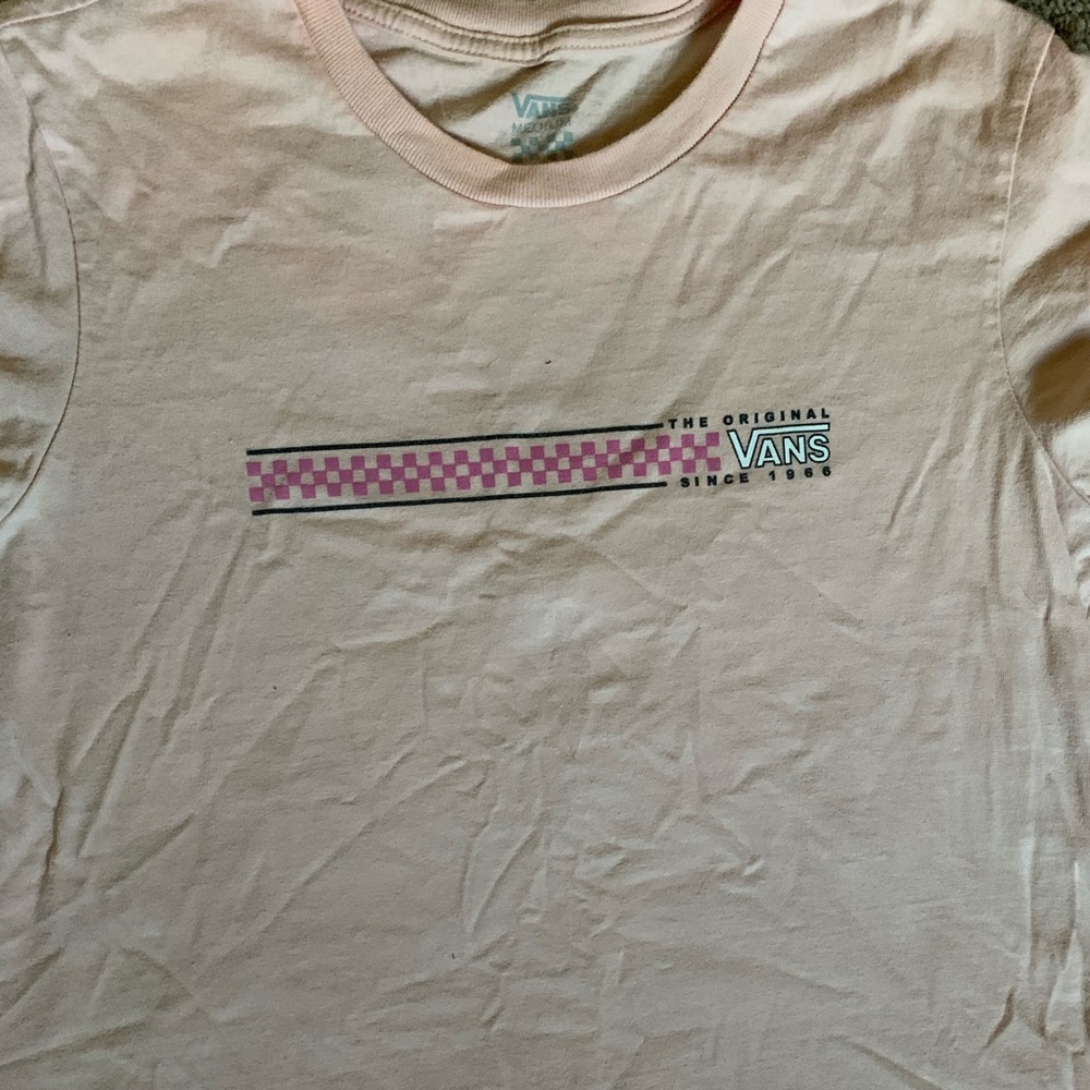 pink vans tee shirt